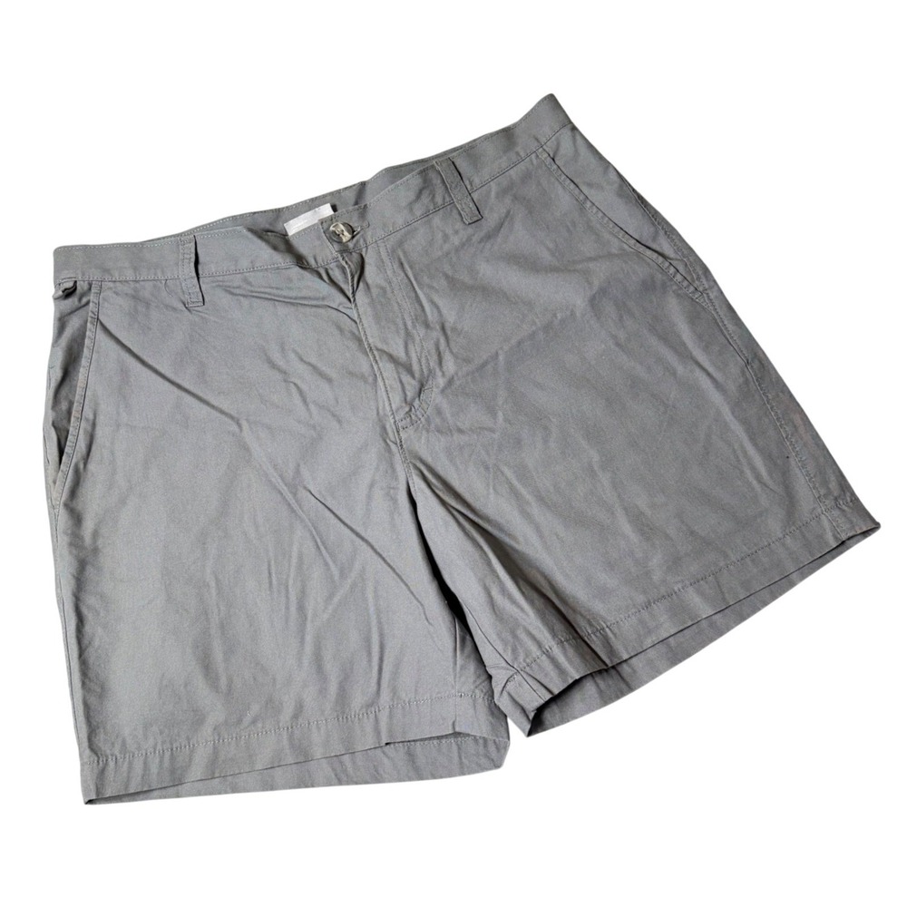 Columbia PFG Mens 32 Grill Grey Blood and Guts III Cotton Fishing Shorts FM4016